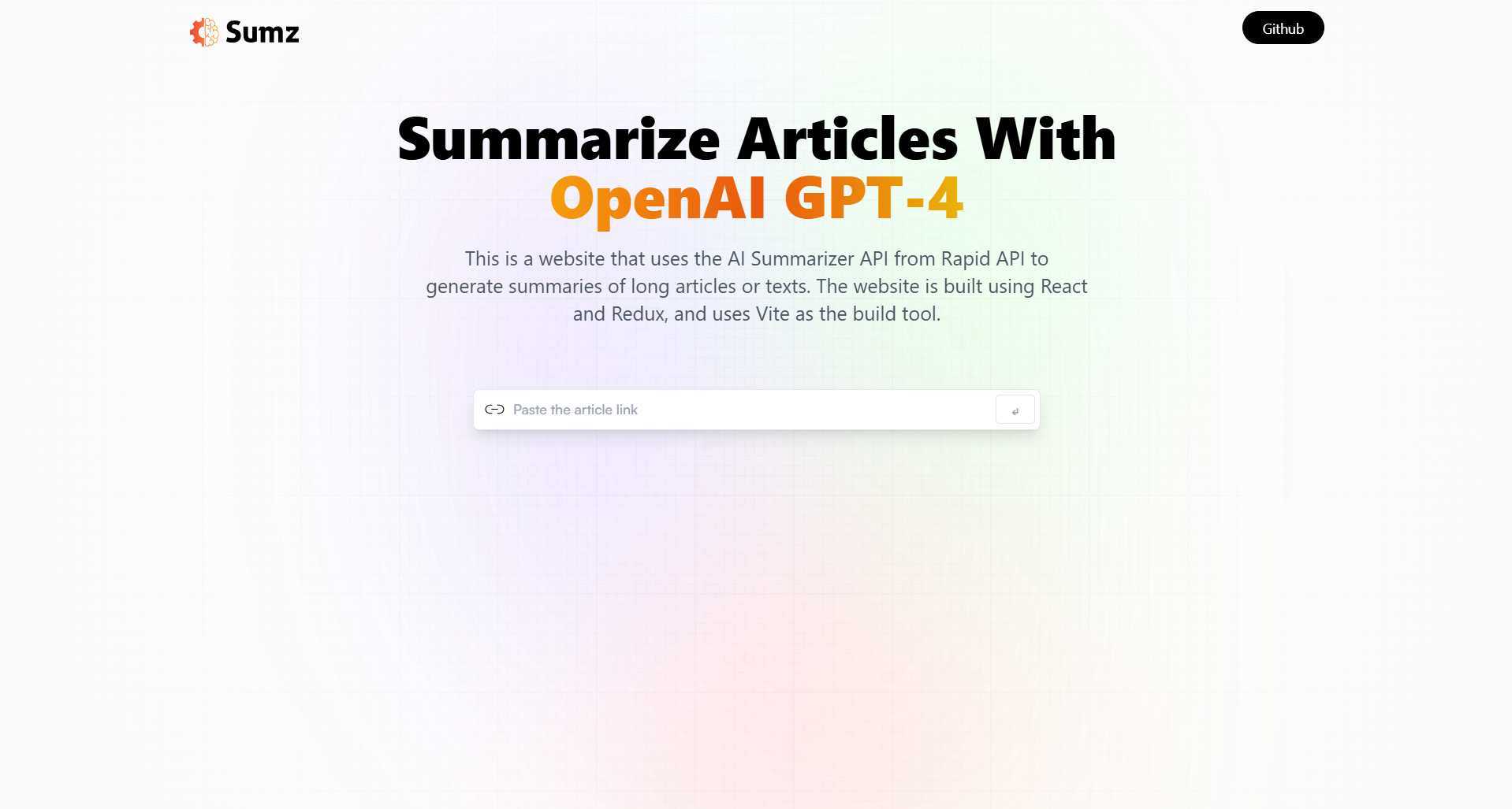 AI Summarizer Application-image