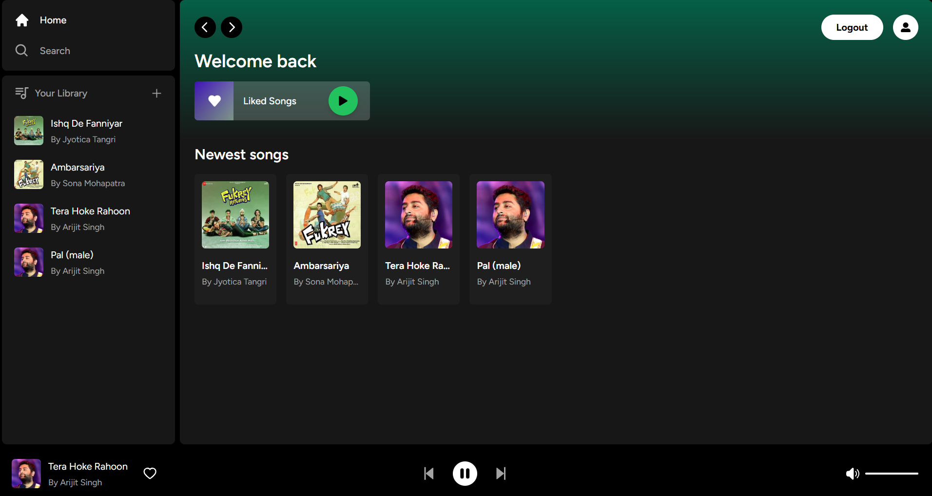 Spotify Clone-image